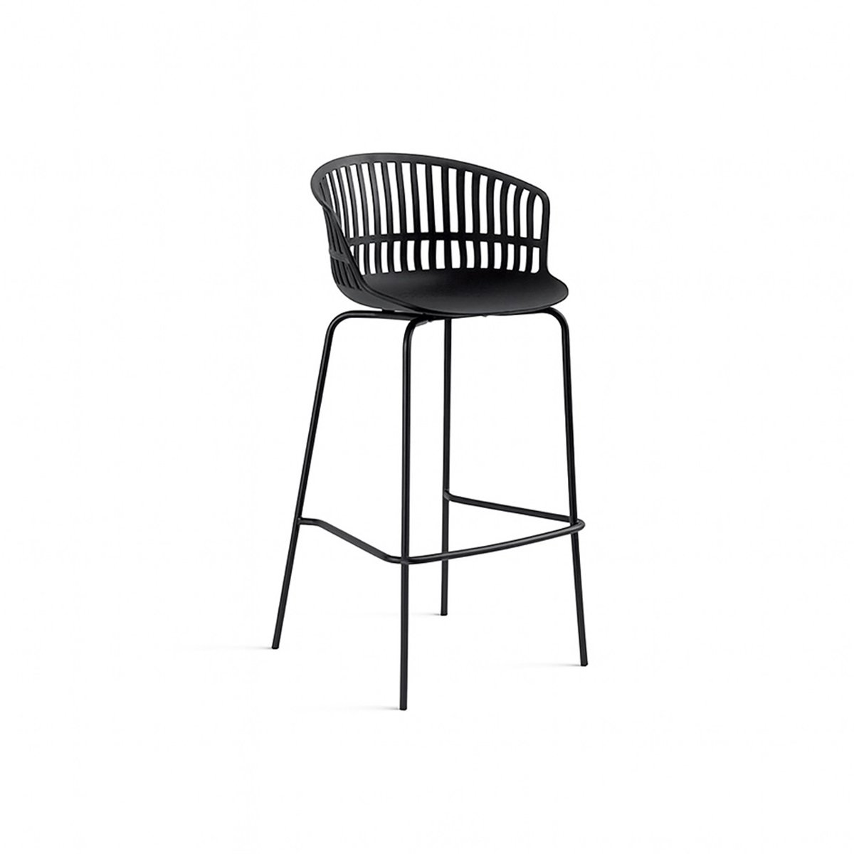 Ghế Bar Cafe Mặt Nhựa Chân Sắt ST-WC908