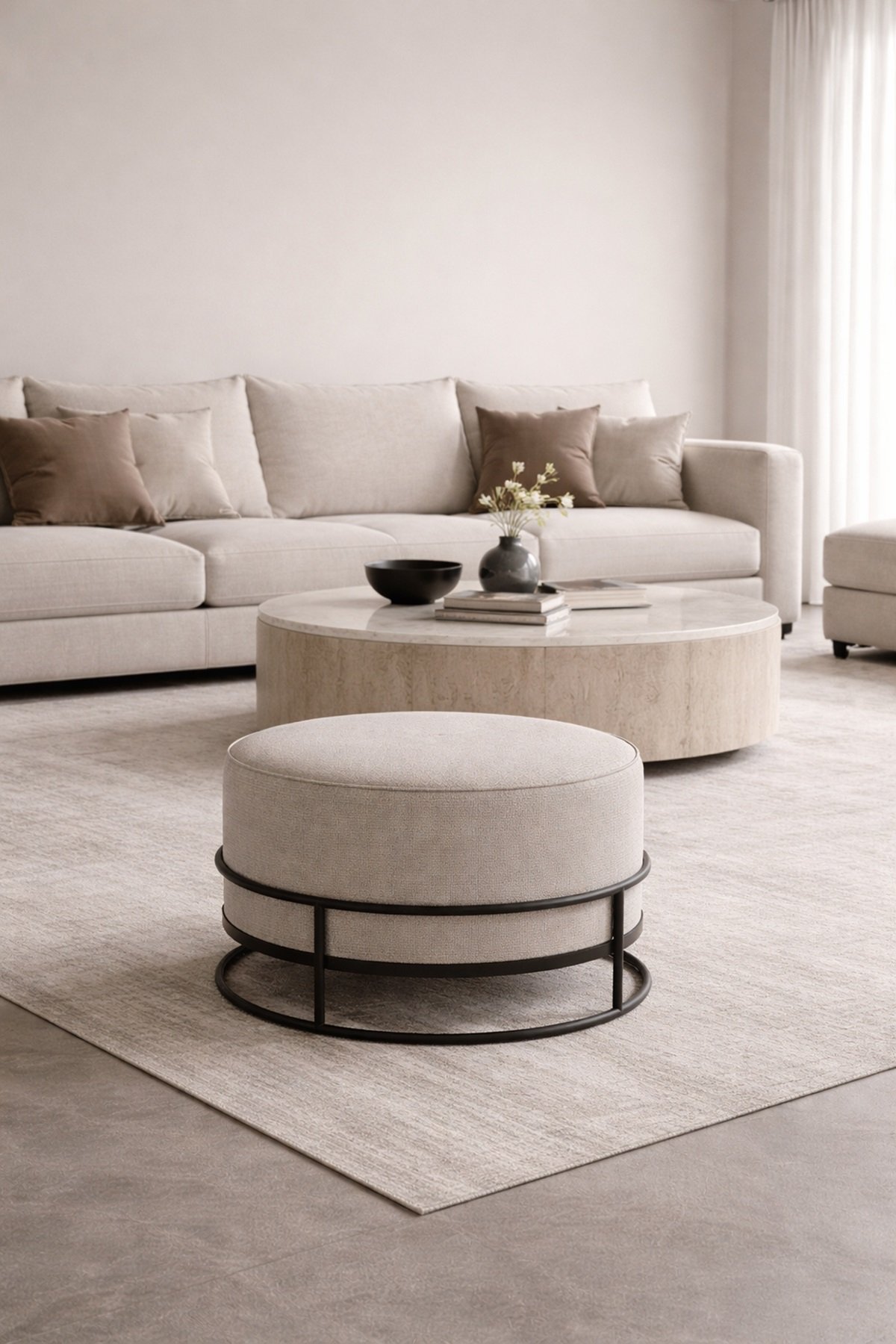 Ghế đôn sofa tròn FM-WC791