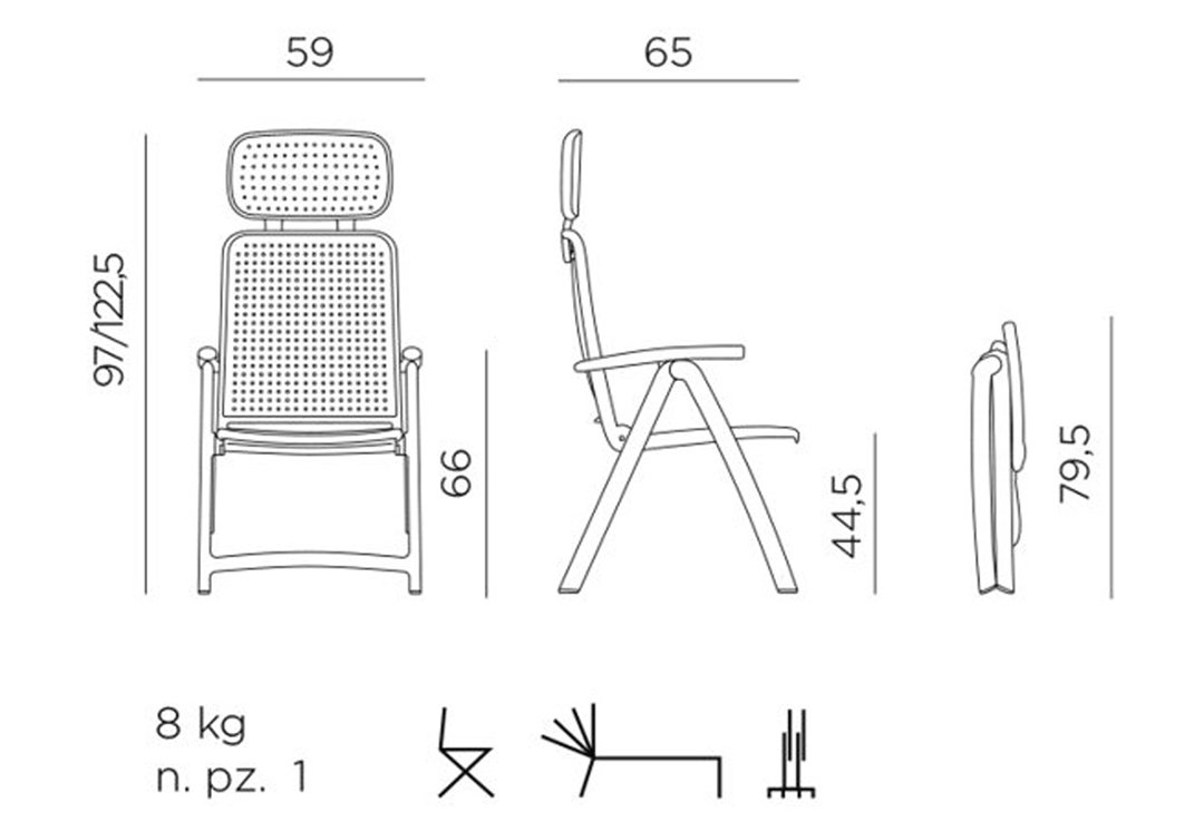 Ghế Gấp Thư Thãn Ngoài Trời