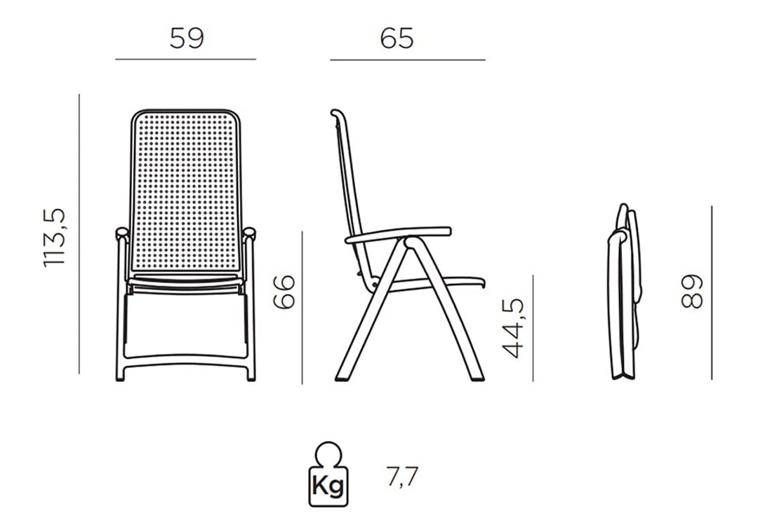 Ghế Gấp Thư Thãn Ngoài Trời