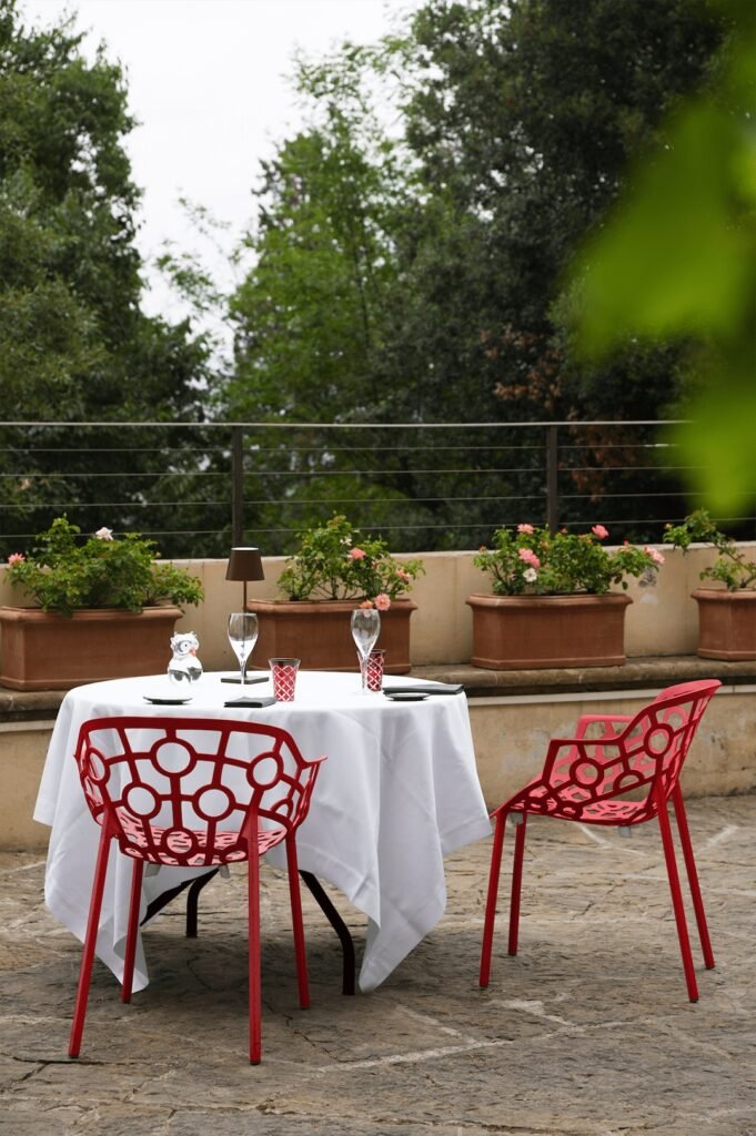 Ghế nhôm sân vườn