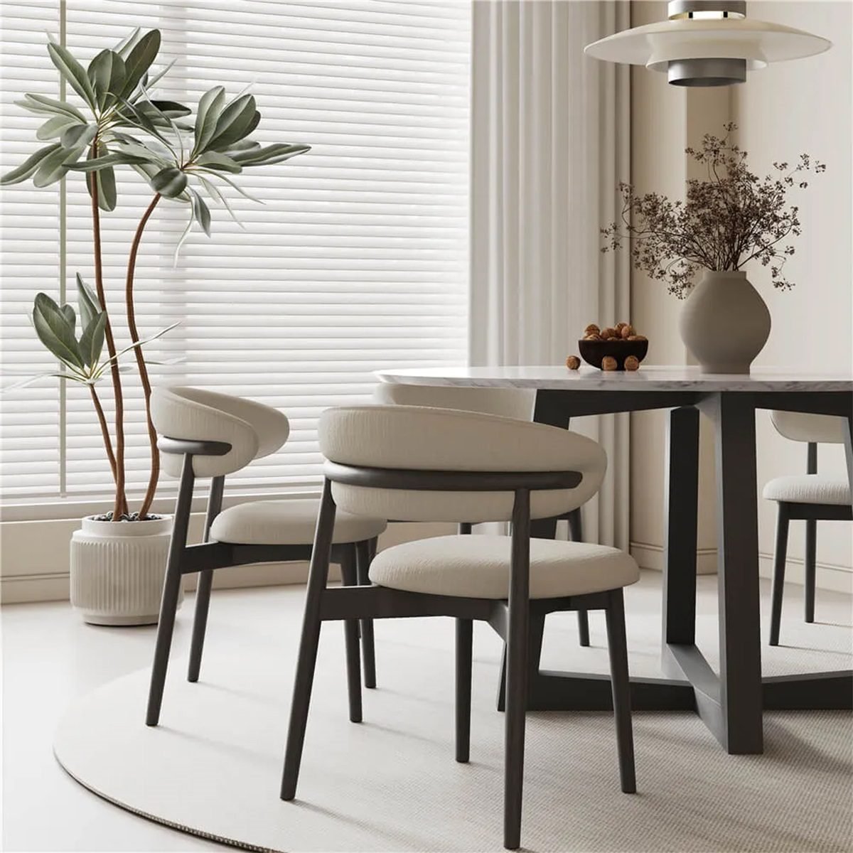 Ghế phòng ăn phong cách Scandinavian