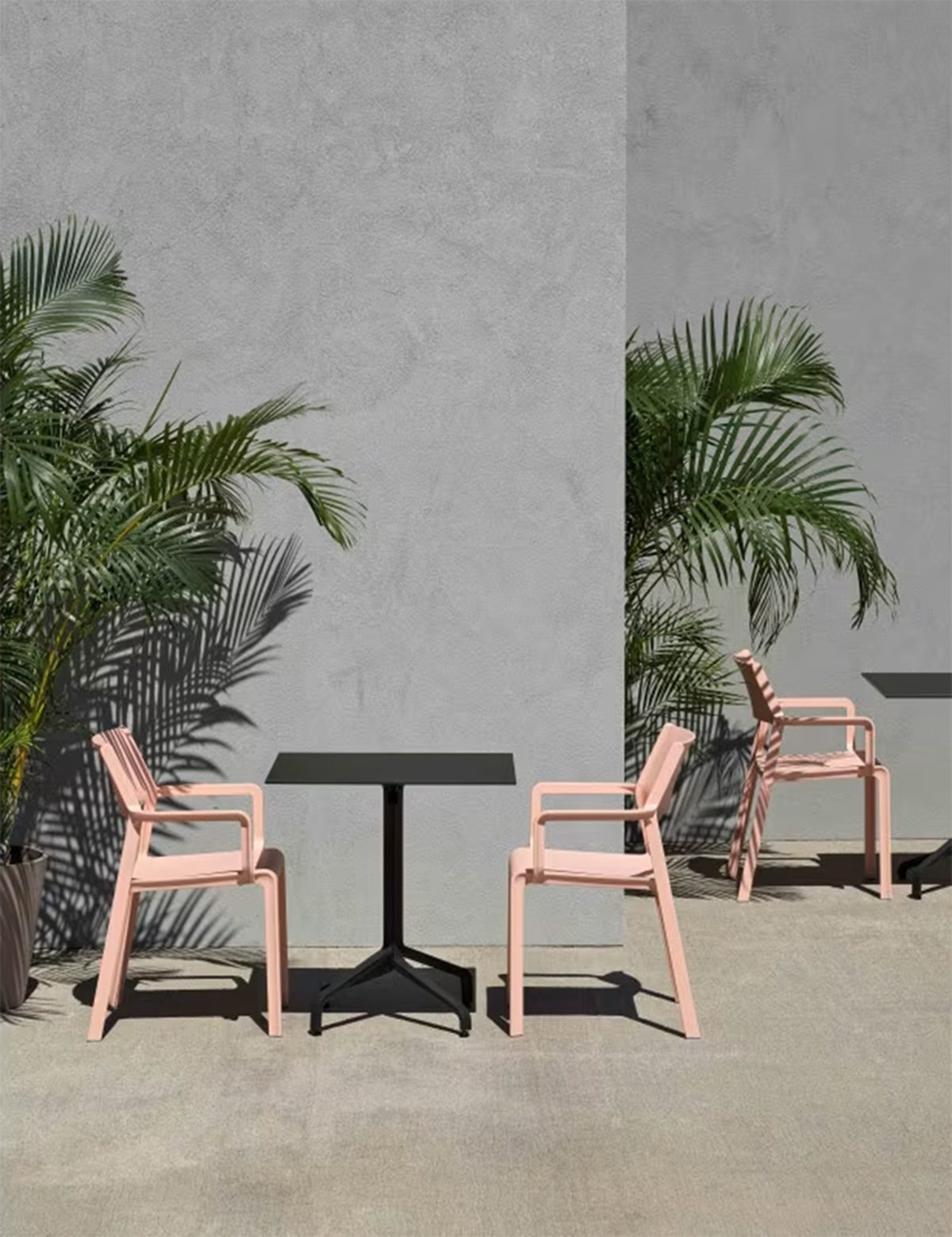 Ghế sân vườn cao cấp có tay vịn ND-WC036