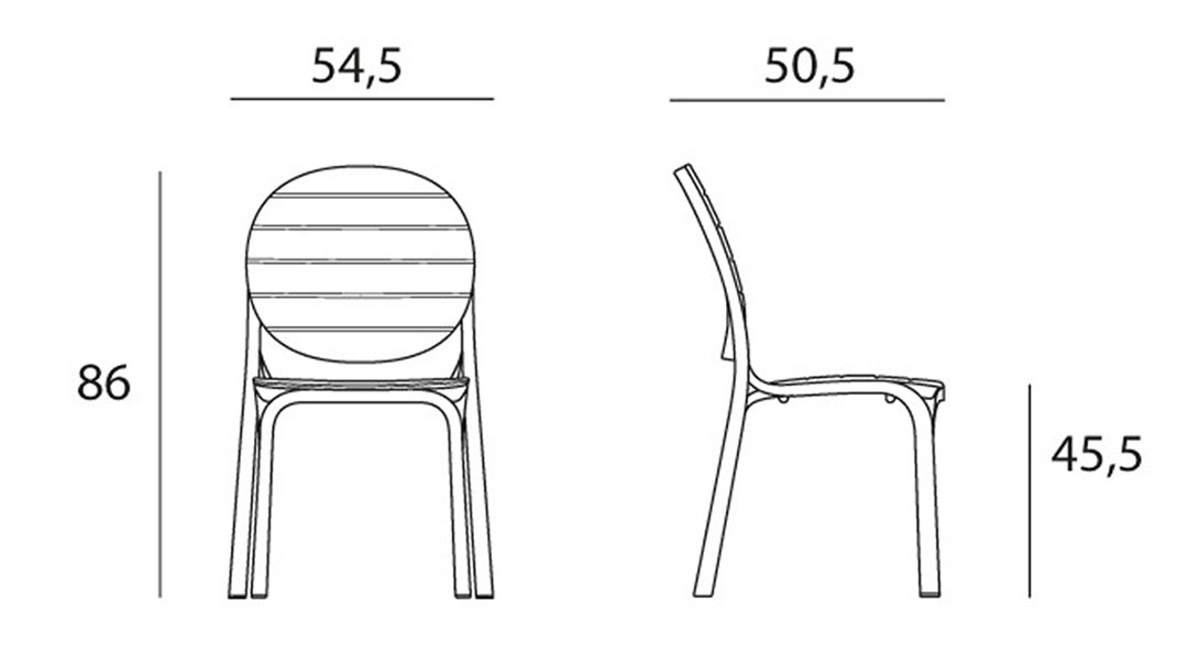 Ghế Sân Vườn Nhựa Đúc Cao Cấp