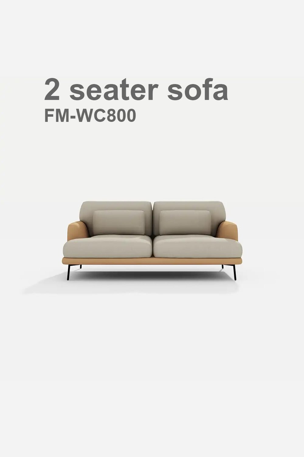 Sofa băng phòng khách 2 chỗ FM-WC800