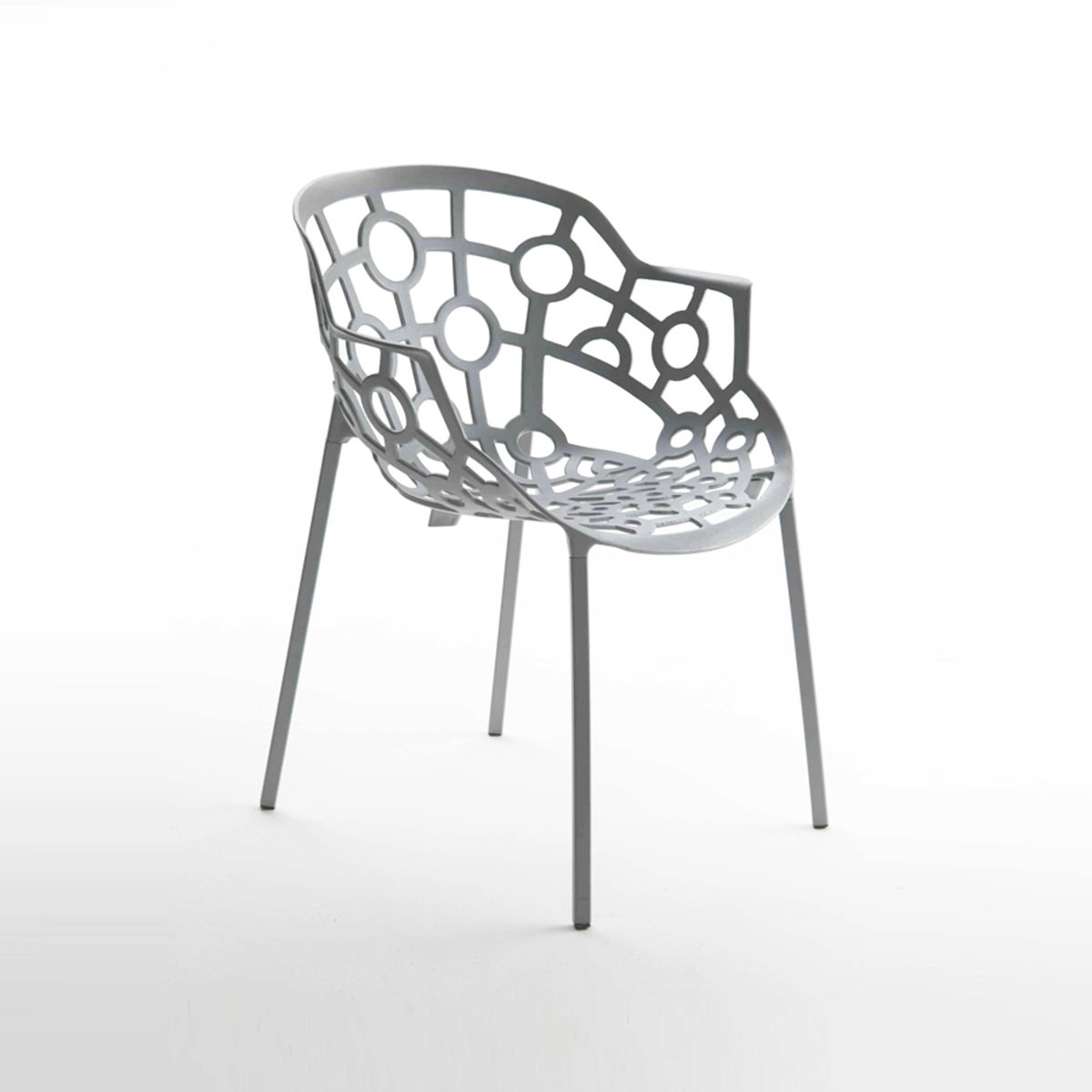 Ghế cafe nhôm đúc cao cấp