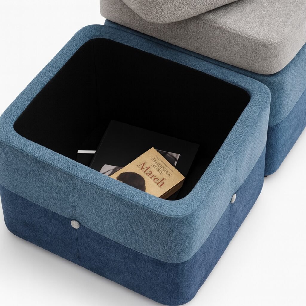 Ghế đôn kết hợp ngăn chứa đồ