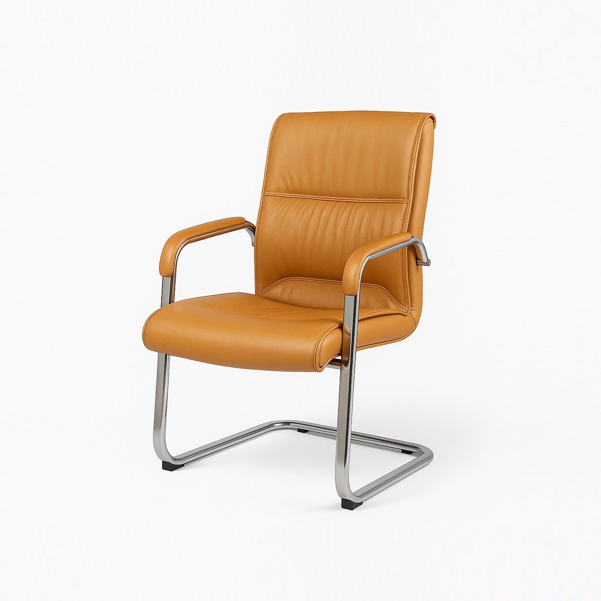 Ghế Phòng Họp Chân Quỳ Nệm Da