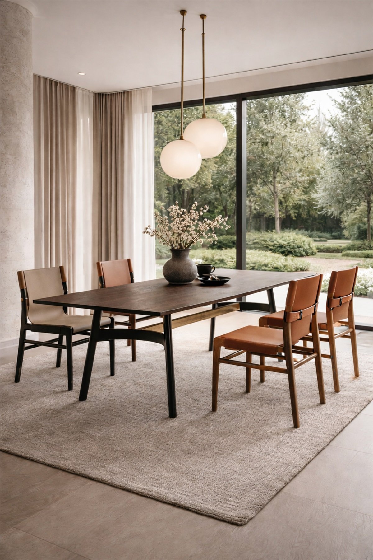 Ghế Ăn Gỗ Da Cao Cấp