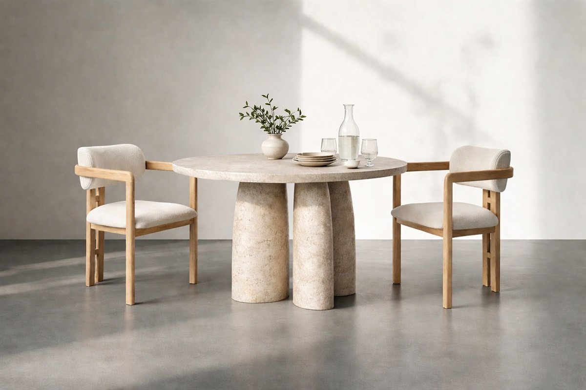 Ghế Ăn Gỗ Nệm Vải