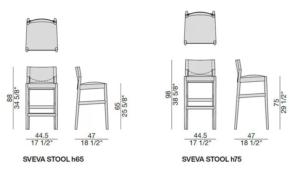 Ghế Quầy Bar Sveva Stool
